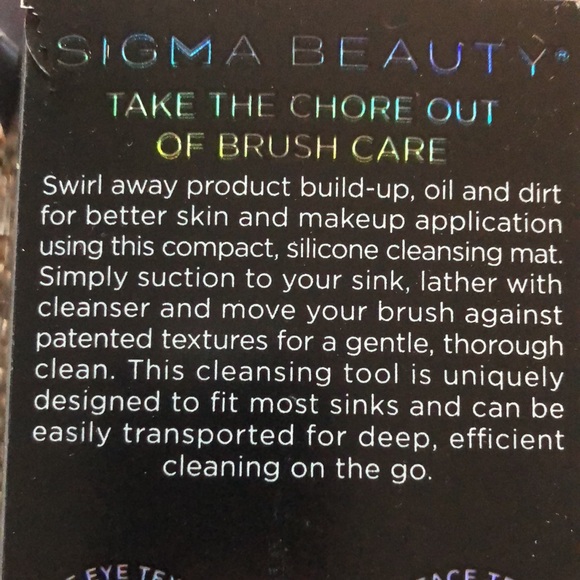 LAST ONE NEW [Sigma] Spa Express Makeup Brush Cleaning Mat - Fits in your sink! - Picture 5 of 7